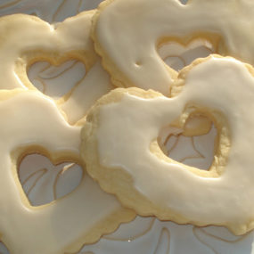lemon heart cookies