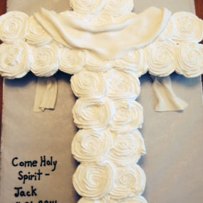 religious cross cake