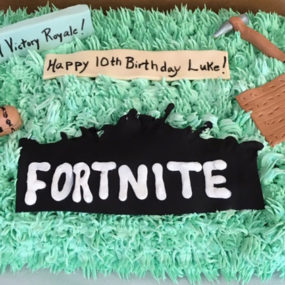 Fortnite Birthday Cake