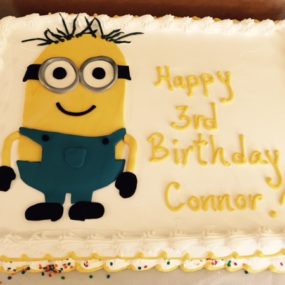 minion birthday cake