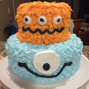 monsters birthday cake