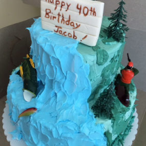 hunting birthday cake