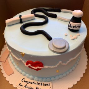 doctor graduation cake