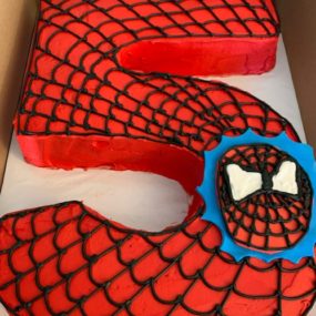 spiderman kids birthday cake
