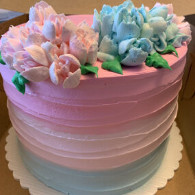 flower birthday cake