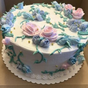 flower birthday cake