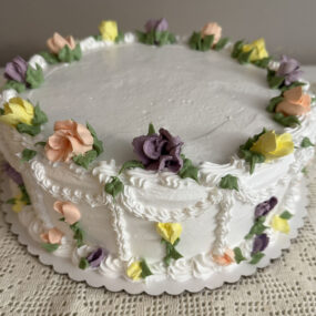 flower birthday cake
